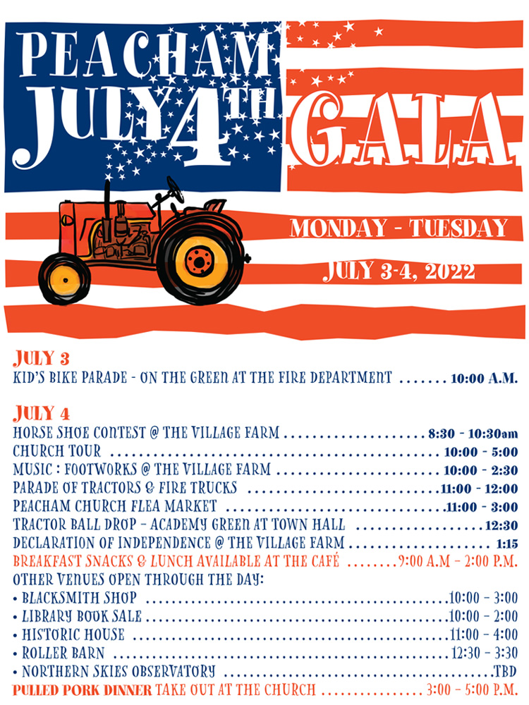 Fourth of July 2022, Peacham, Vermont