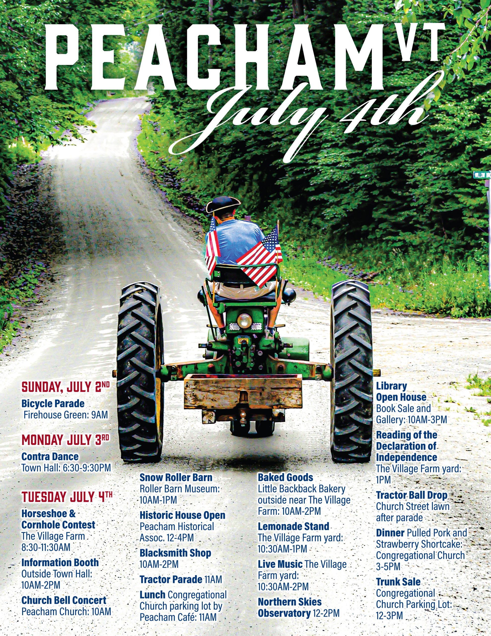 Fourth of July Town of Peacham, Vermont